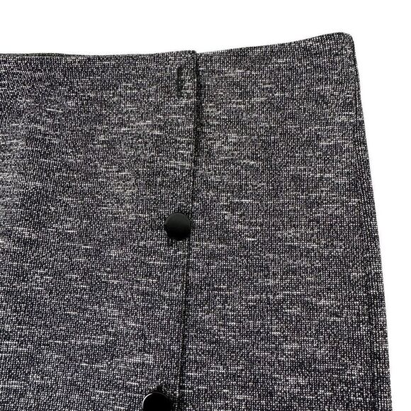Loft Textured Knit Button Accent Stretch Pull on Pencil Skirt Size XL - Picture 3 of 5